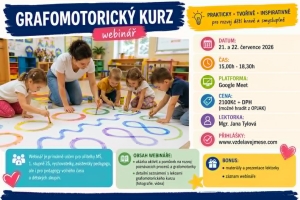 GRAFOMOTORICKÝ KURZ – webinář